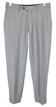 SUITSUPPLY Brescia Men Trousers UK38R Pure Wool Grey Pleated Front Lined Formal