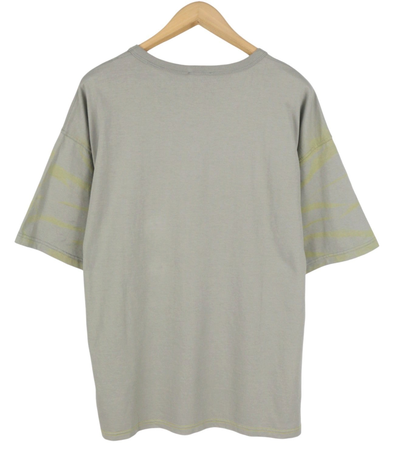 DIESEL T-Boxt-R23 Men T-Shirt L Grey Oversized Cotton Crew Neck Short Sleeved