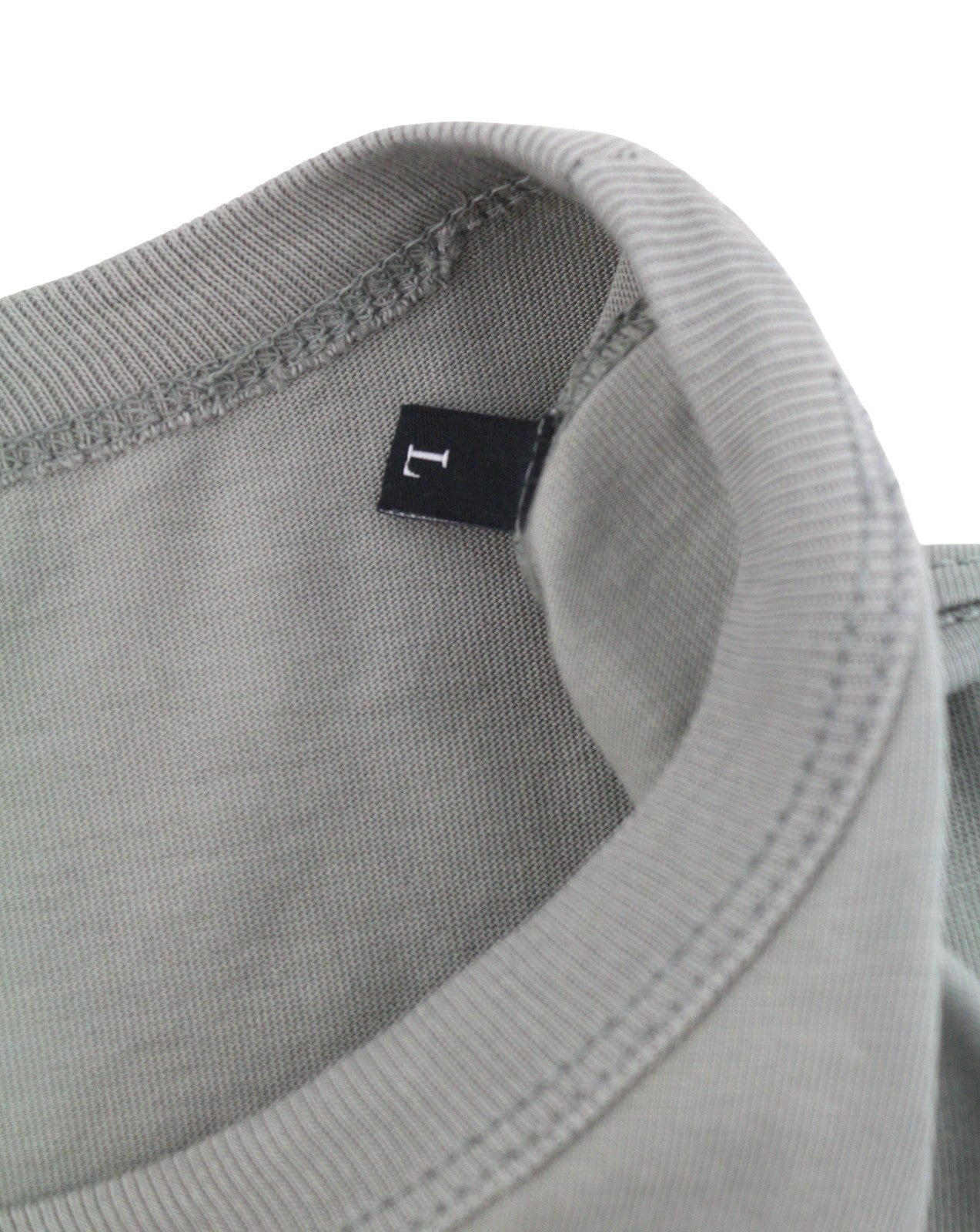 DIESEL T-Boxt-R23 Men T-Shirt L Grey Oversized Cotton Crew Neck Short Sleeved