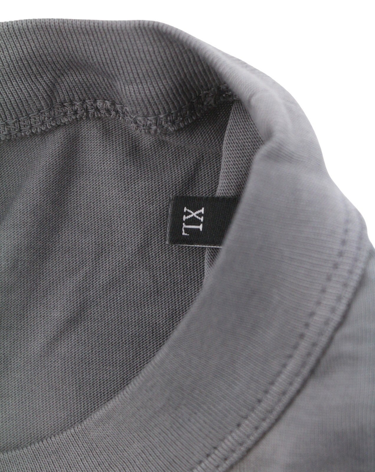 DIESEL T-Wash-Out Men T-Shirt XL Grey Faded Oversized Short Sleeved