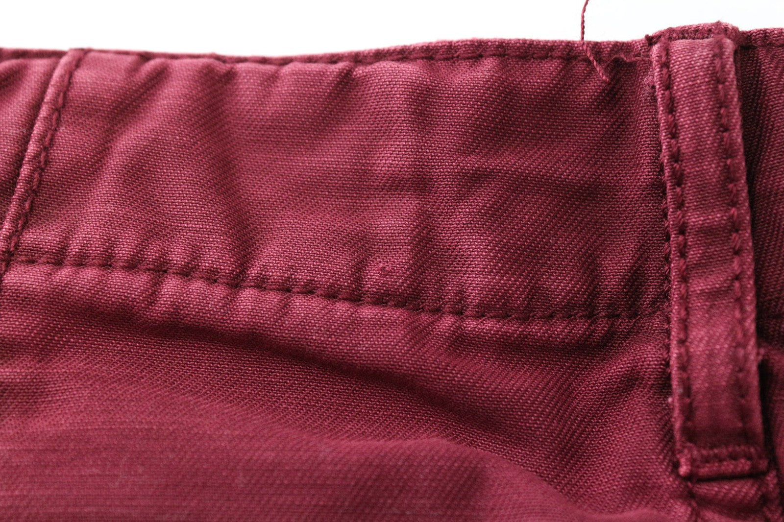 SCOTCH & SODA Theon Men Trousers W29/L34 Burgundy Slim Tapered Chino
