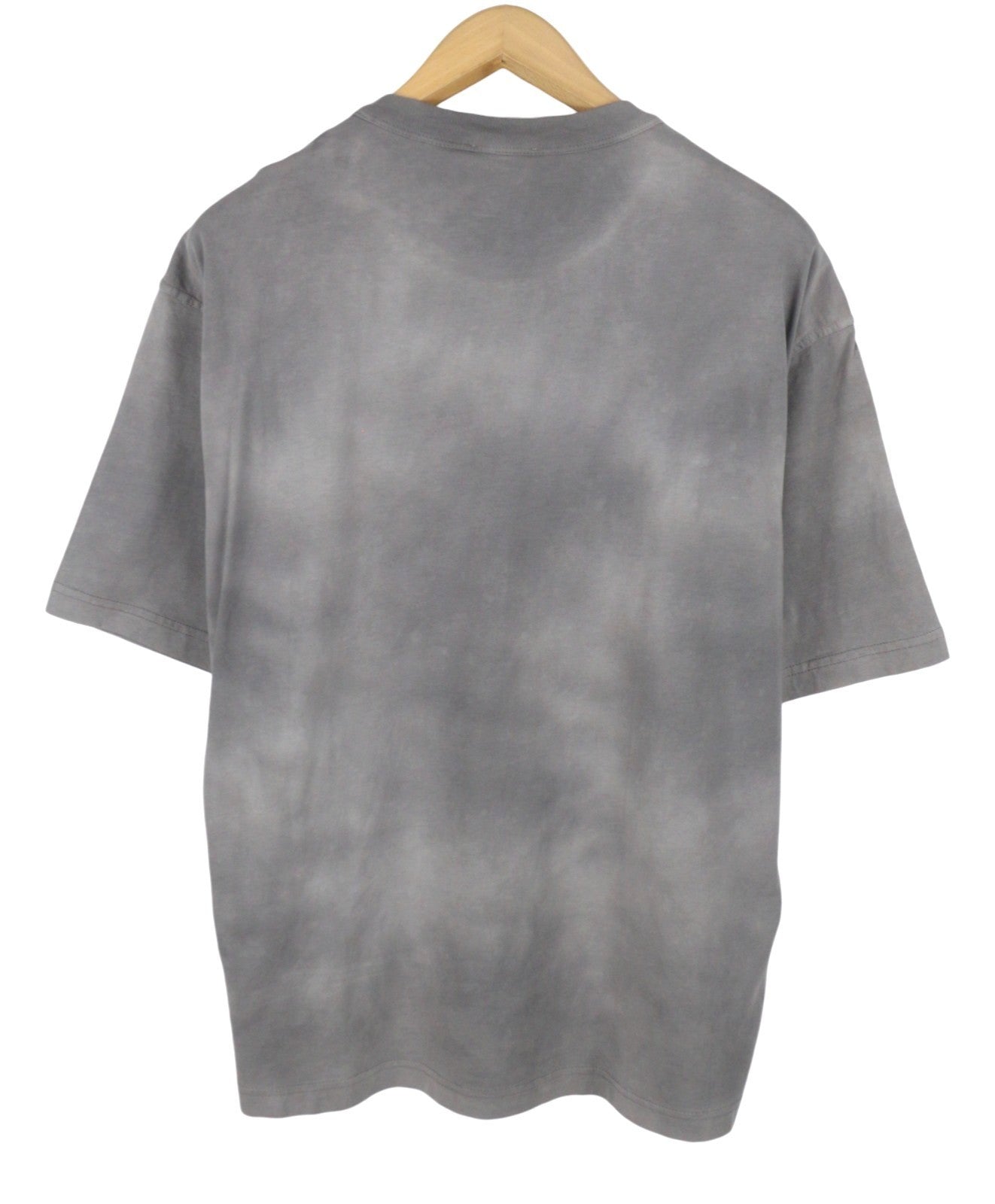 DIESEL T-Wash-Out Men T-Shirt M Grey Faded Oversized Short Sleeved