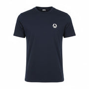 DIESEL T-Just 8-3 Men T-Shirt XL Dark Blue Crew Neck Cotton Short Sleeved