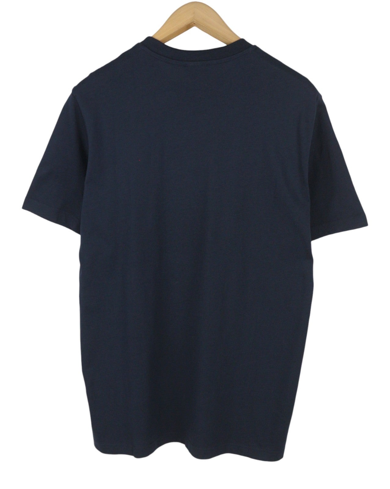 DIESEL T-Just 8-3 Men T-Shirt XL Dark Blue Crew Neck Cotton Short Sleeved