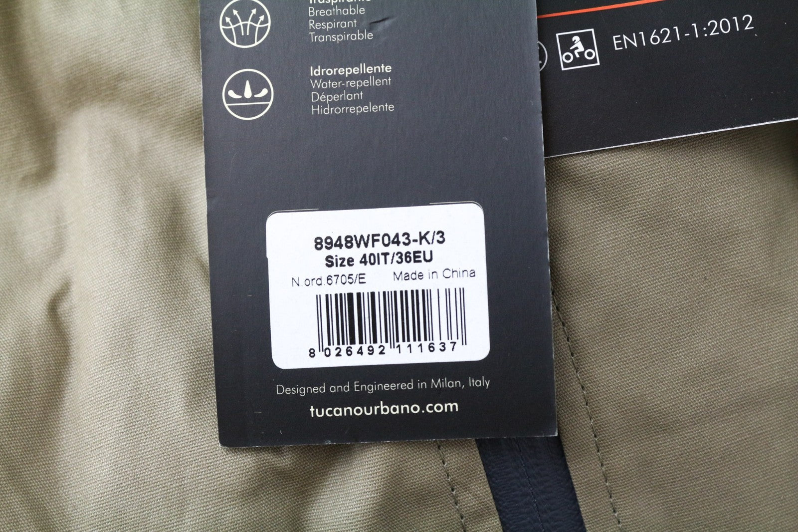 TUCANO URBANO Polette Women Jacket IT40 S Beige Scooter Armourized Breathable