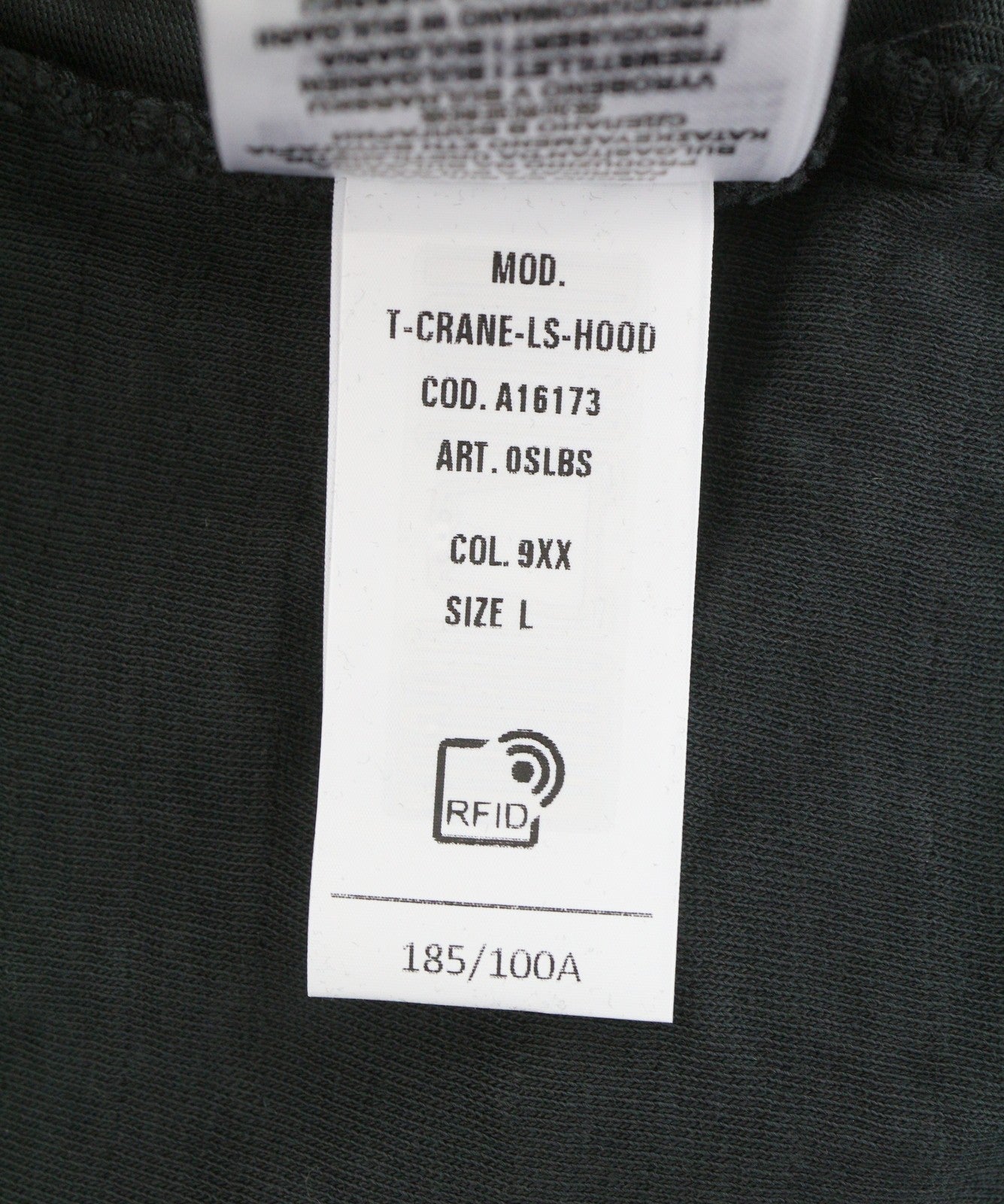 DIESEL T-Crane-LS-Hood Men T-Shirt L Faded Relaxed Hooded With Holes RRP250