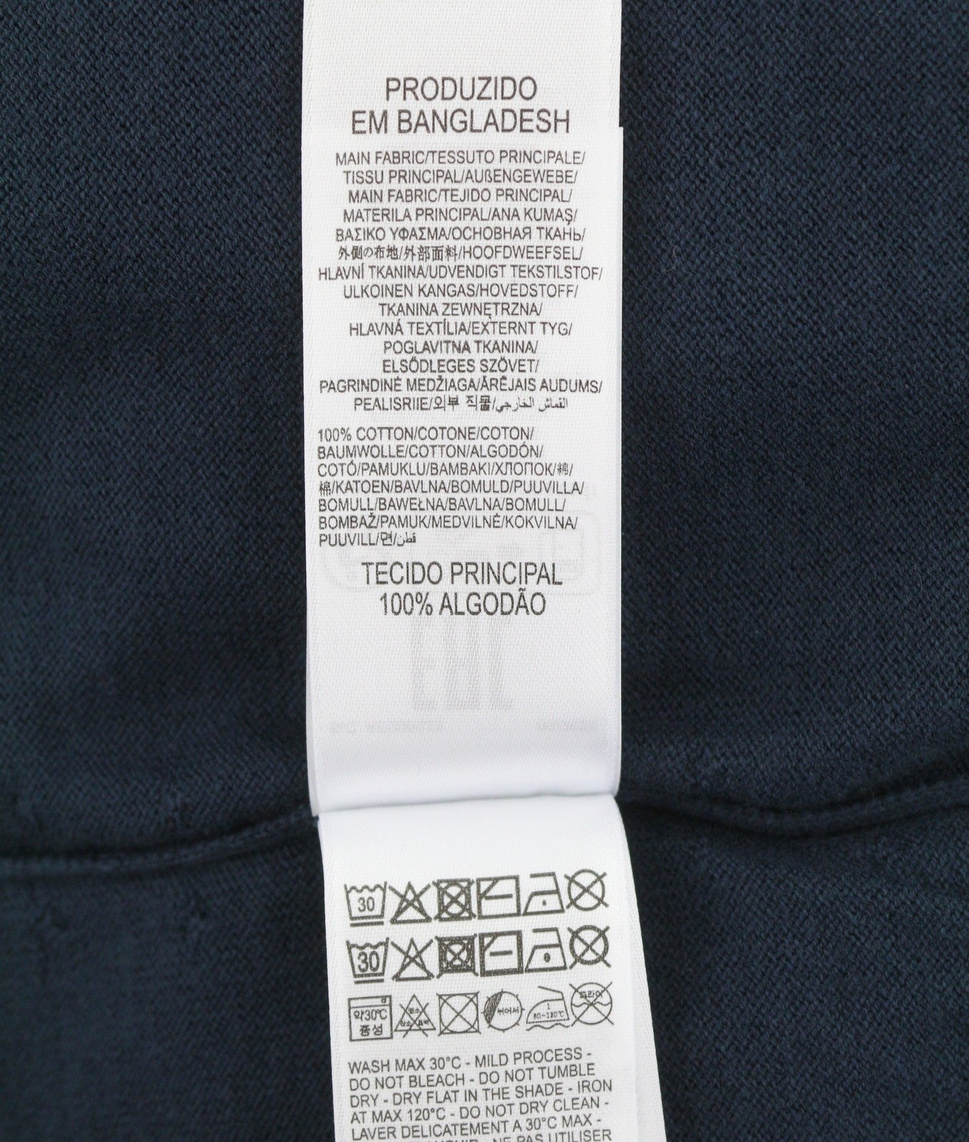 DIESEL K-Freex-Newprint Men Jumper XL Dark Blue Cotton Knit Crew Neck RRP140