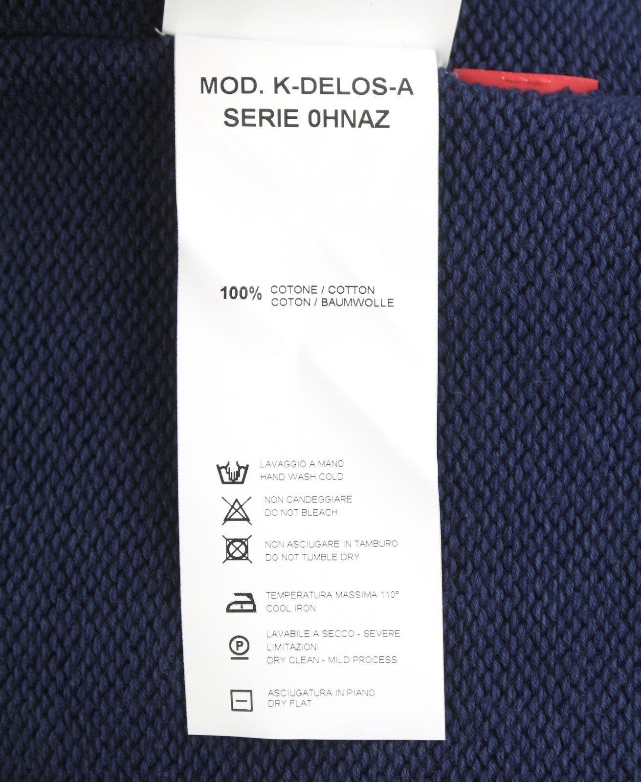 DIESEL K-Delos-A Men Jumper L Blue Faded Distress Oversized Pull On RRP395