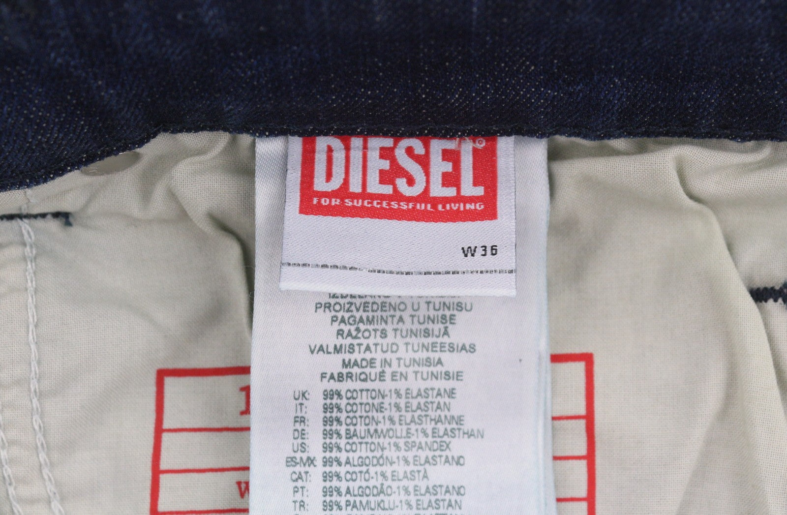 DIESEL 1998 D-Buck 09H35 Men Jeans W36/L32 Blue Faded Slim Bootcut RRP175