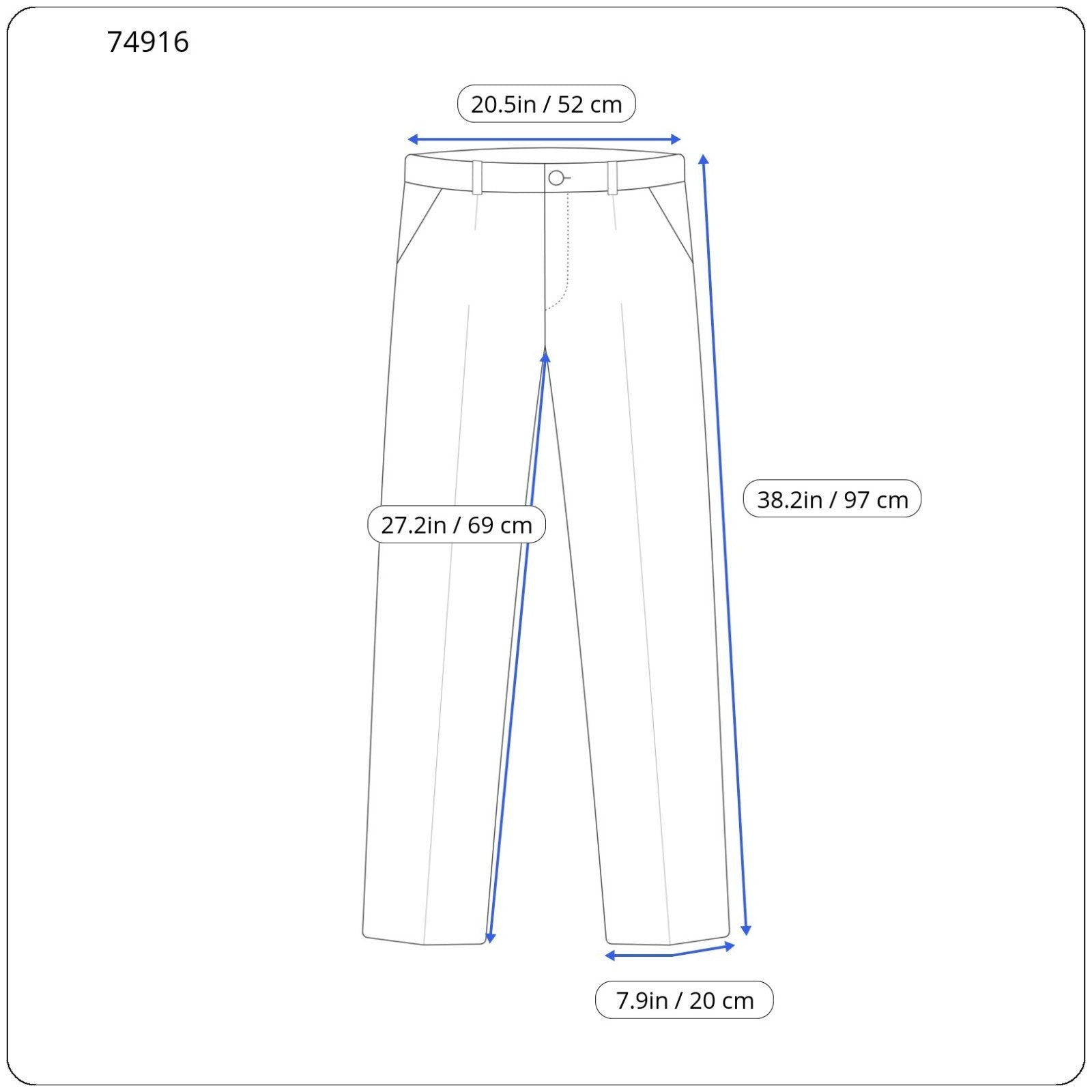 SUITSUPPLY Brescia Men Trousers UK46R Dark Blue Pure Wool Pleated Front Lined