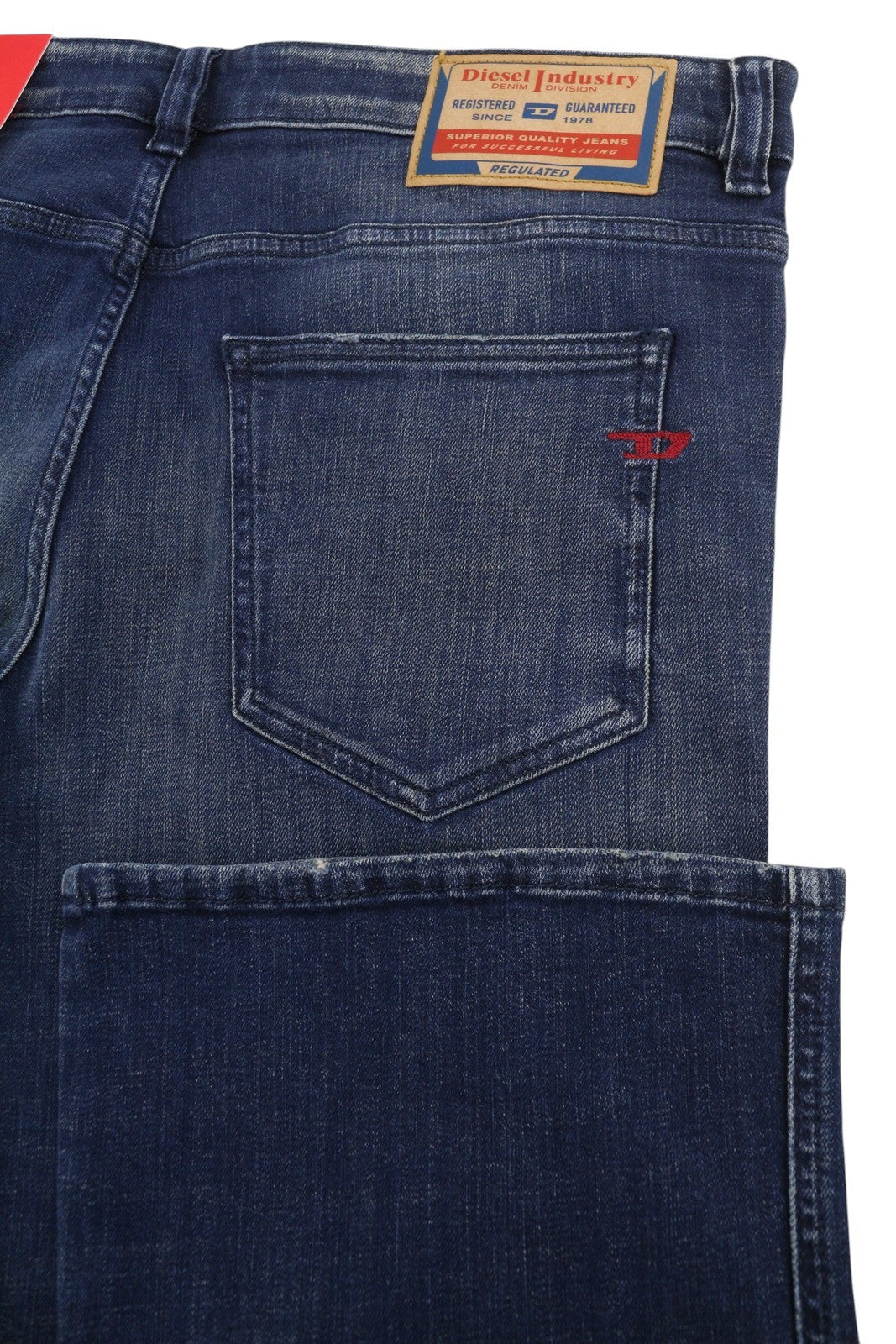 DIESEL 1998 D-Buck 09H35 Men Jeans W32/L32 Blue Faded Slim Bootcut RRP175