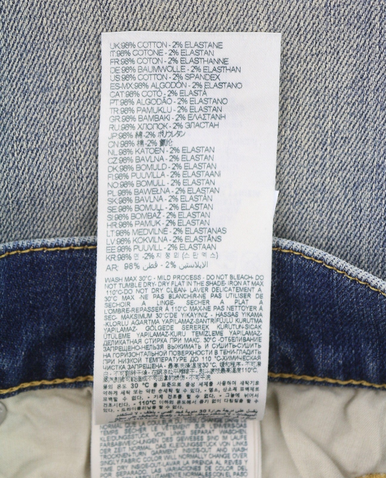 DIESEL 2019 D-Strukt R0992 Men Jeans W32/L34 Blue Faded Distress Slim RRP250
