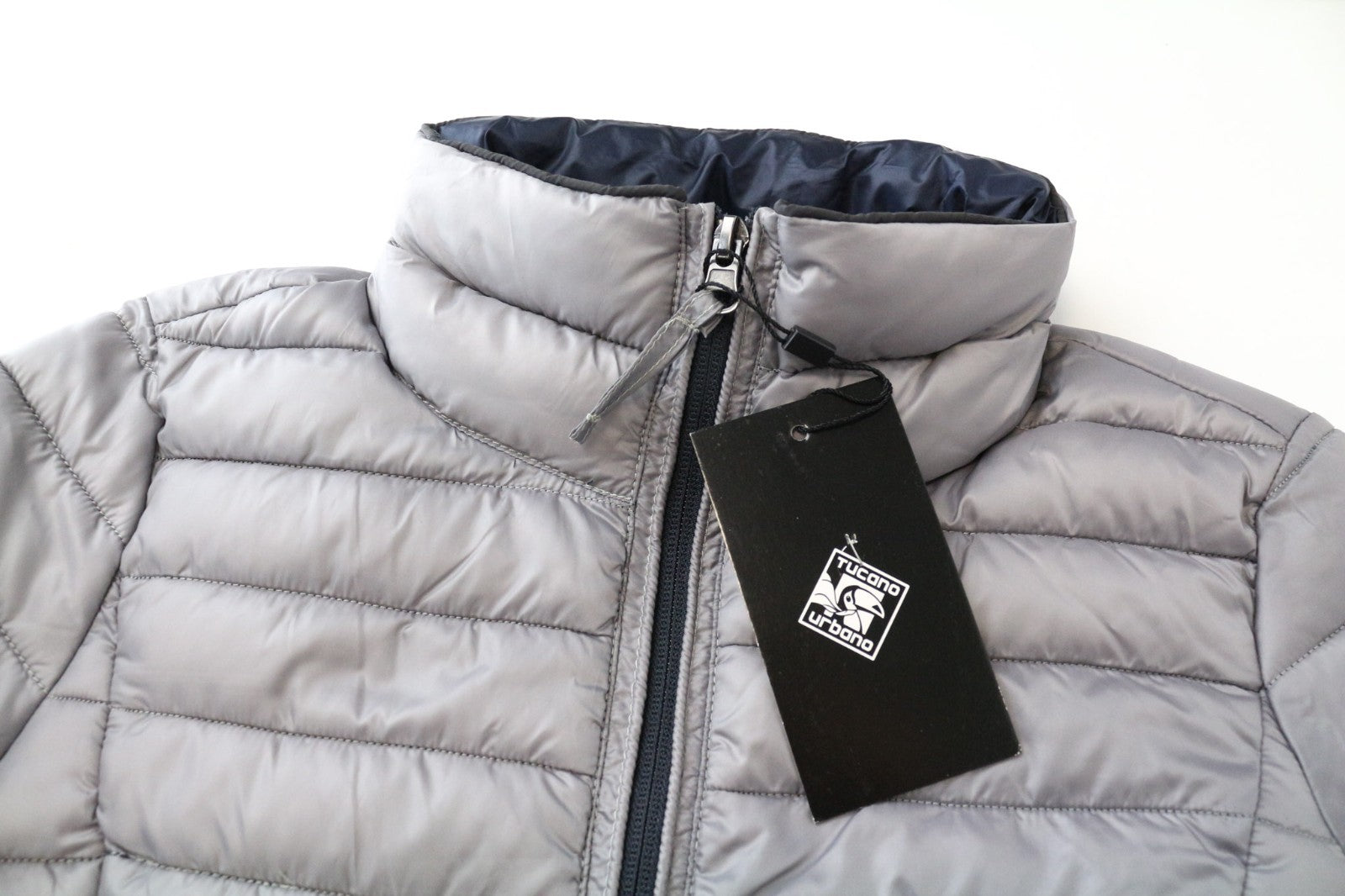 TUCANO URBANO Lot Pack Men Jacket XS Grey Water-repellent Thermal Padding