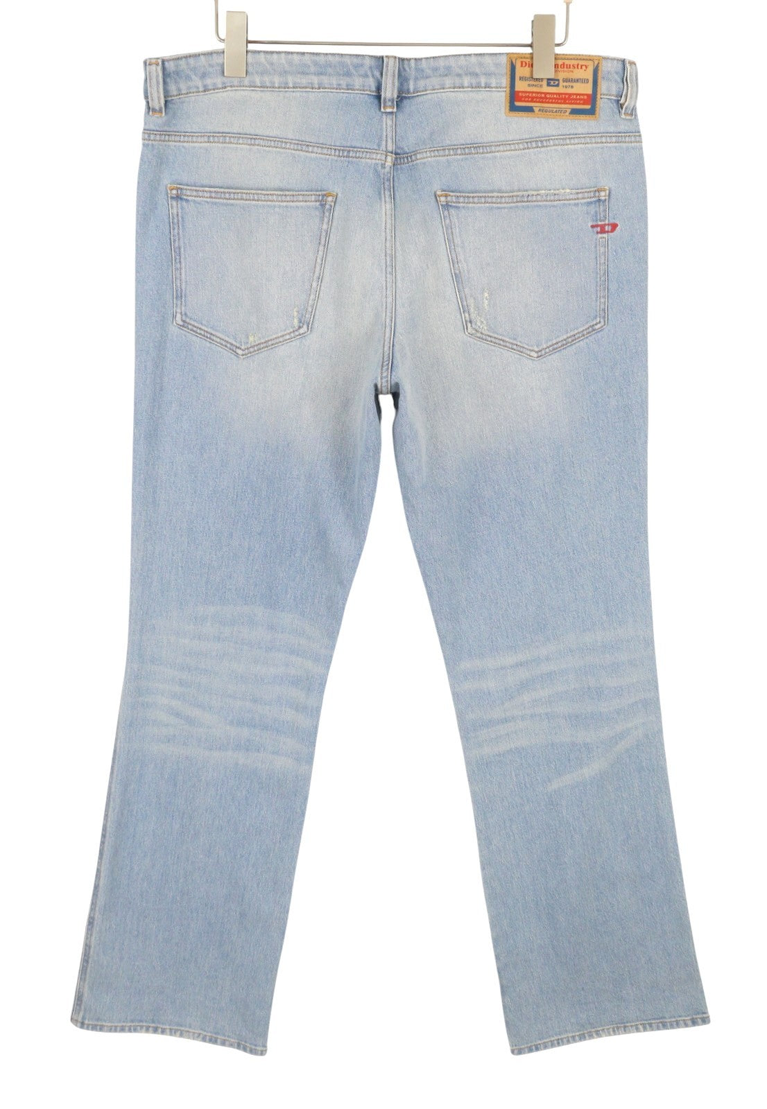 DIESEL 1998 D-Buck 09H39 Men Jeans W36/L32 Blue Distress Slim Bootcut RRP195