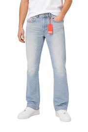 DIESEL 1998 D-Buck 09H39 Men Jeans W36/L32 Blue Distress Slim Bootcut RRP195