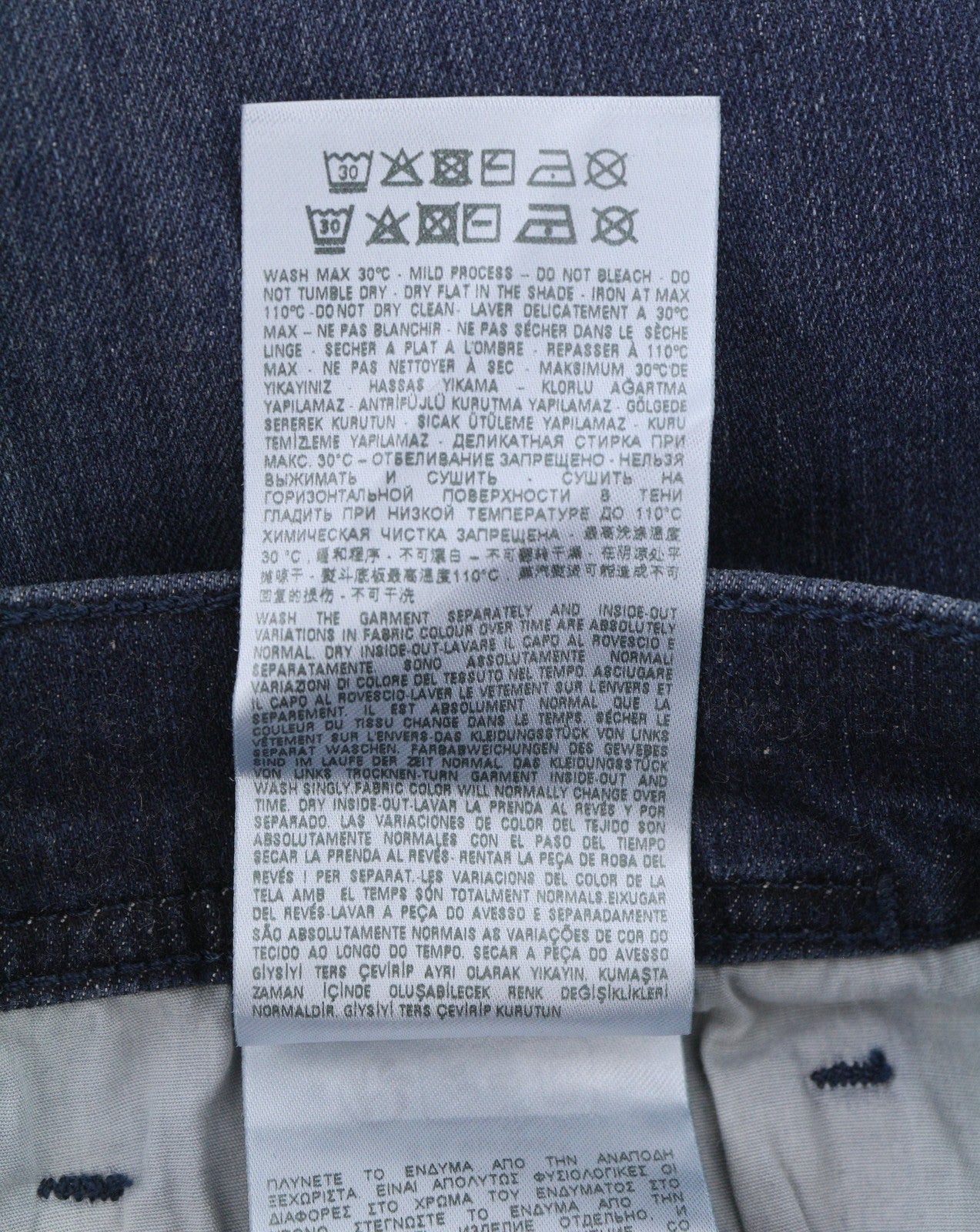 DIESEL 2023 D-Finitive 0CNAA Men Jeans W40/L34 Blue Faded Regular Tapered RRP150