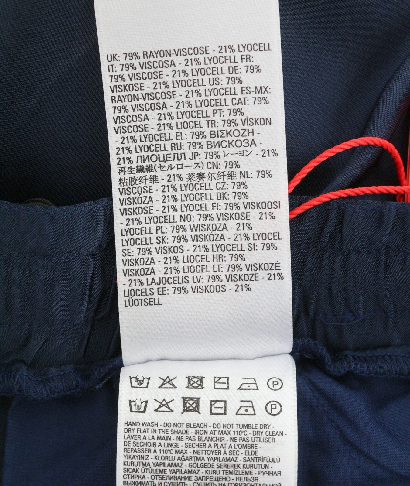 DIESEL P-Marty Men Trousers 52 W35 Blue Satin Oversized Extra-Baggy Cargo RRP325