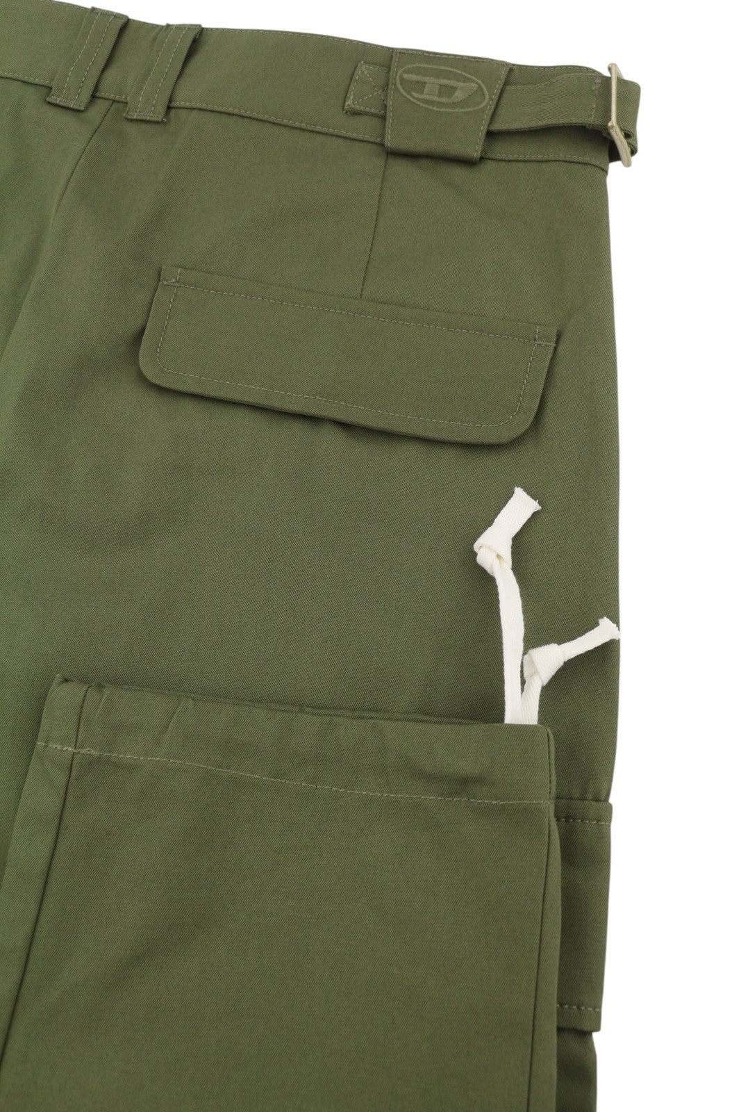 DIESEL P-Argym Men Trousers 54 W34 Khaki Green Regular Fit Cargo RRP225