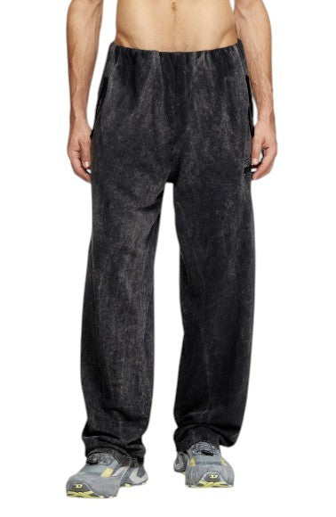 DIESEL P-Markle Men Trousers XL W34 Dark Grey Faded Loose Fit RRP295
