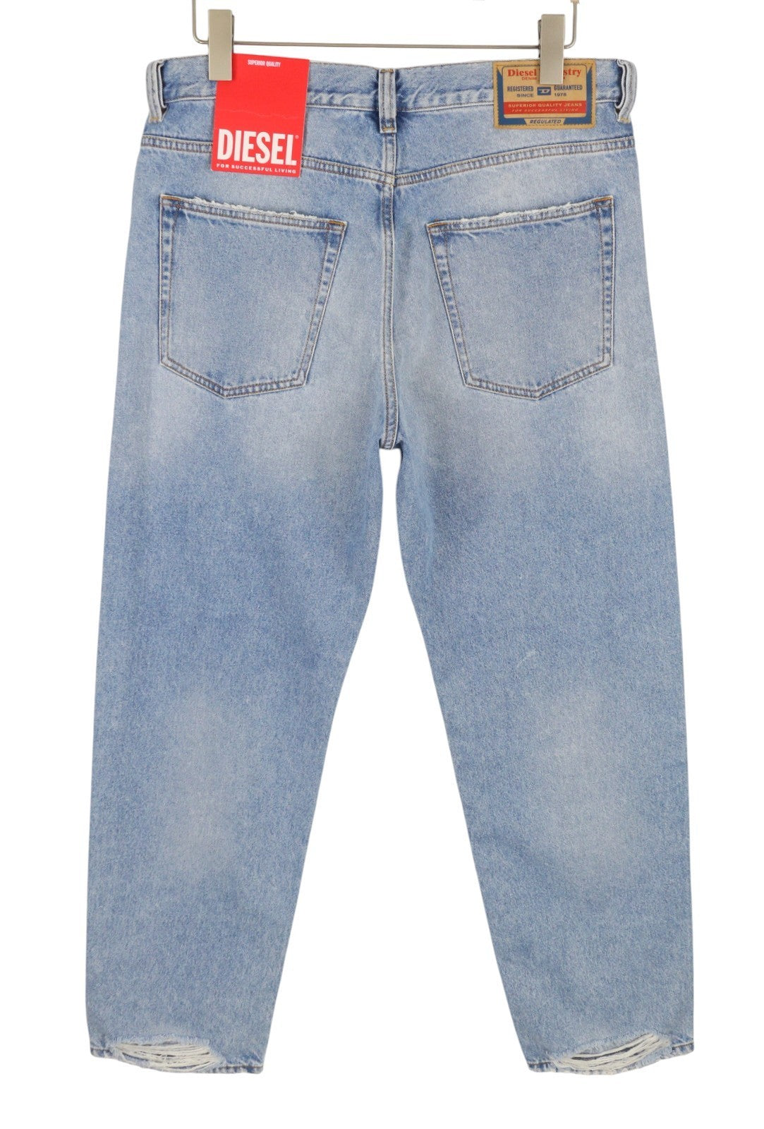 DIESEL 2010 D-Macs 09J80 Men Jeans W32/L32 Blue Loose Fit Straight Leg RRP250