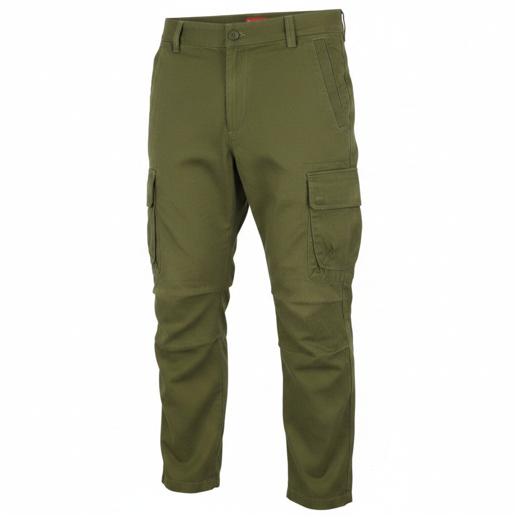 DIESEL P-Argym Men Trousers 50 W33 Khaki Green Regular Fit Cargo RRP225