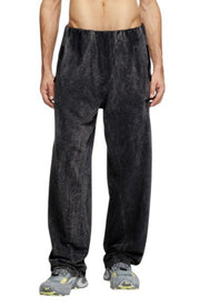 DIESEL P-Markle Men Trousers L W33 Dark Grey Faded Loose Fit RRP295