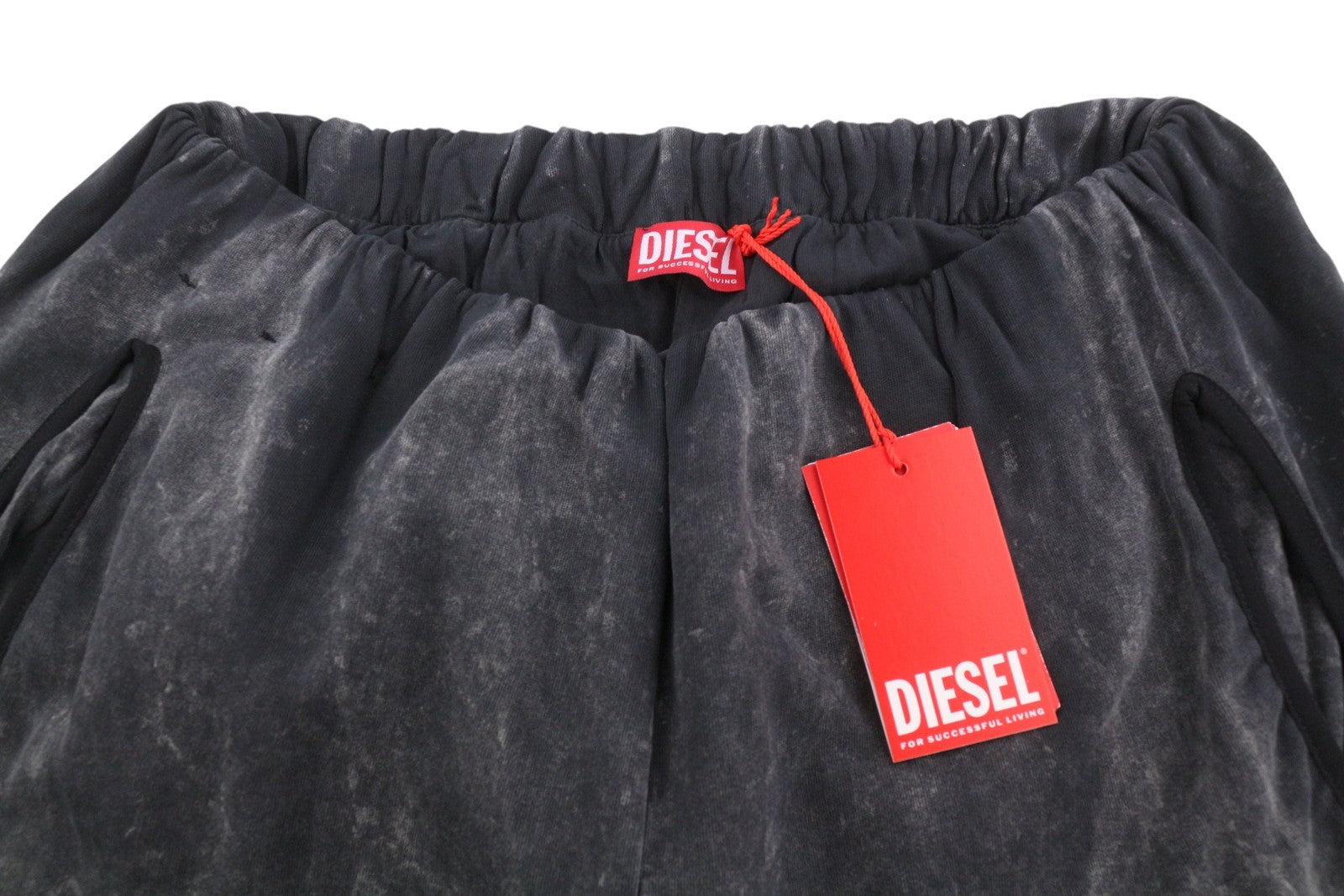 DIESEL P-Markle Men Trousers L W33 Dark Grey Faded Loose Fit RRP295