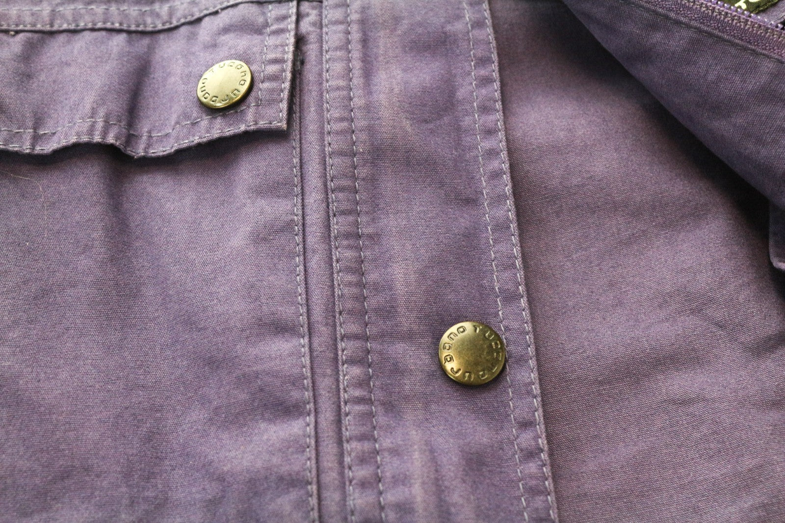 TUCANO URBANO Shorty Women Jacket IT38 M Purple Pure Cotton Breathable Moto