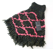 SCOTCH & SODA Ams Couture Women Scarf OS Green Pink Knitted Tassels Pull On