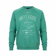 SCOTCH & SODA Men Sweatshirt 2XL Green Graphic Garment-Dyed Crew Neck Fleece