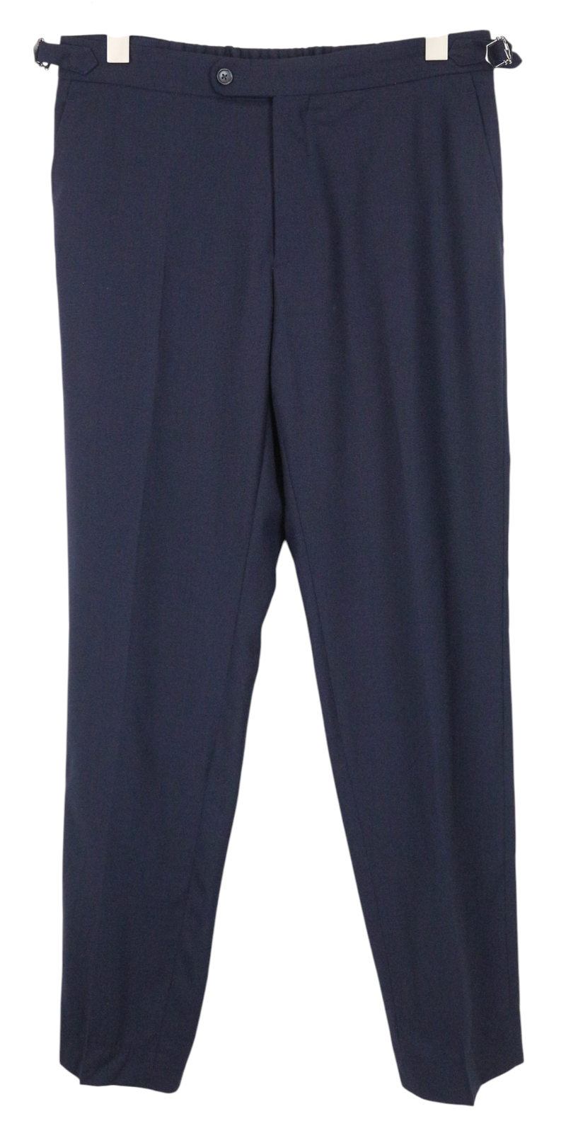 SUITSUPPLY La Spalla Men Suit UK38R Traveller Navy 2-Piece Slim Melange Wool