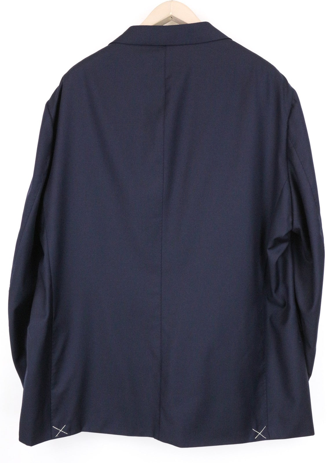 SUITSUPPLY La Spalla Men Blazer UK56R Navy Blue Slim Pure Wool S110s Classic