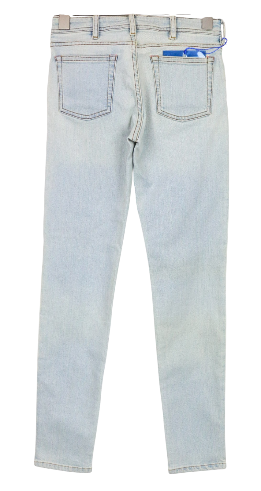 ACNE STUDIOS Climb Women Jeans W25/L32 Bla Konst Blue Stretch Skinny Zipped