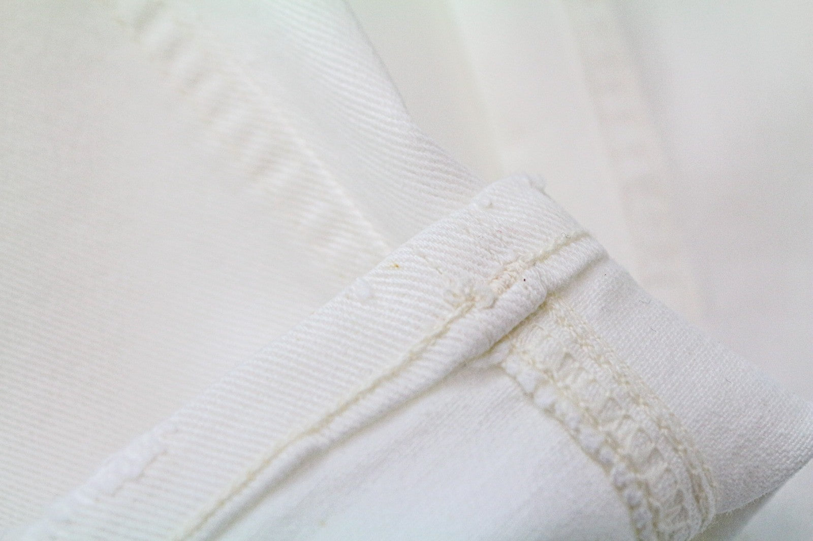 ACNE STUDIOS Skin 5 Women Jeans W26/L34 White Stretch Vintage Skinny Zipped