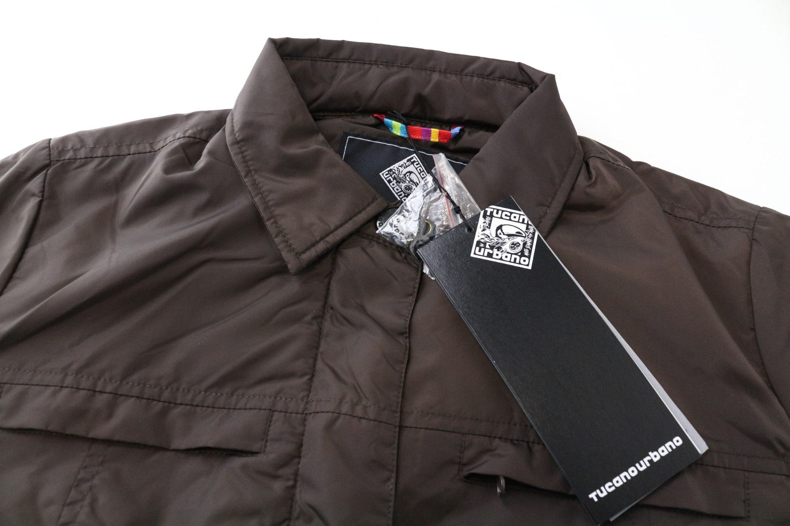 TUCANO URBANO Gomez Women Jacket IT38 M Brown Motorcycle Breathable Windproof