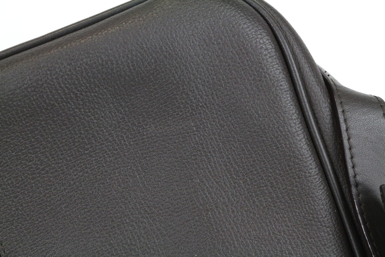 SUITSUPPLY Men Bag One Size Dark Brown Grained Calf Leather Adjustable Backpack