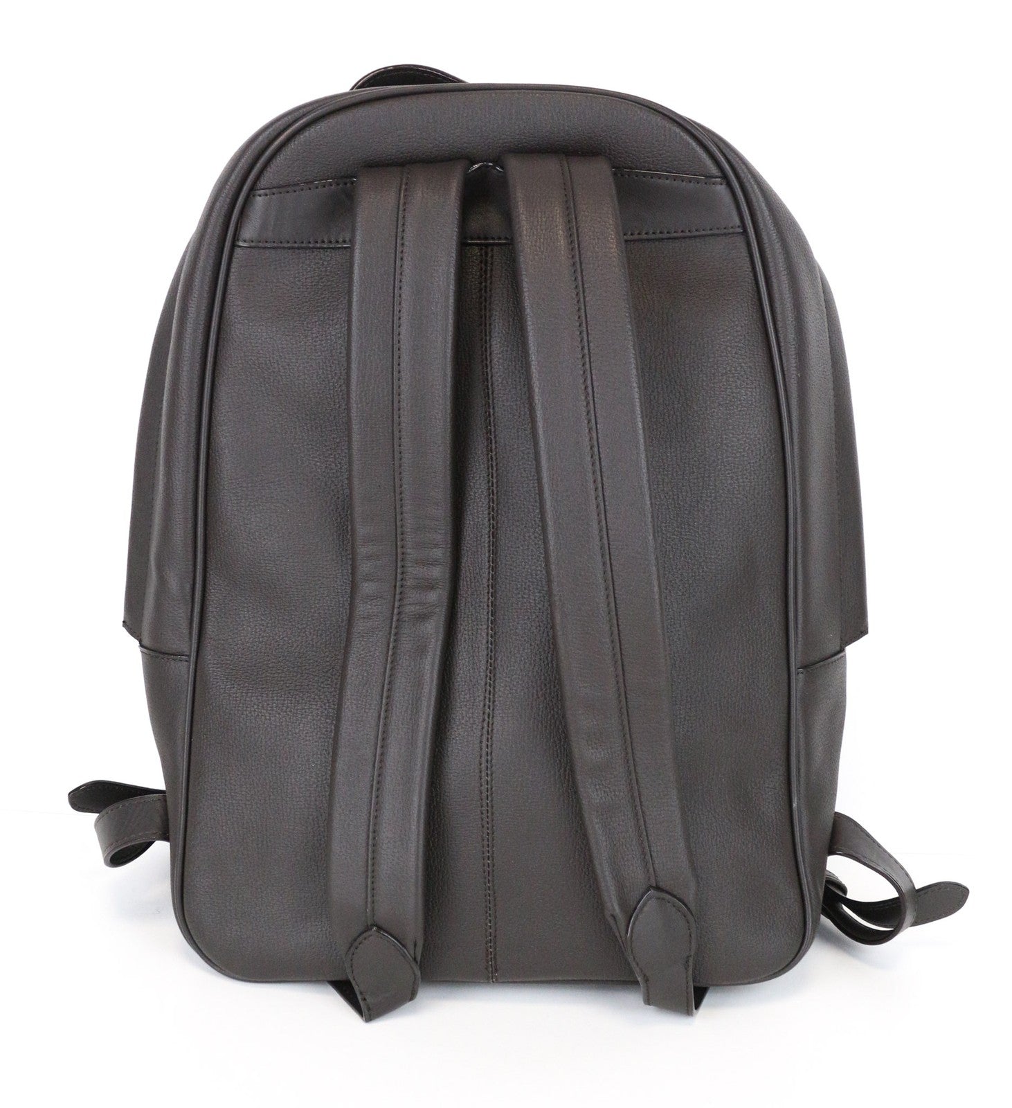 SUITSUPPLY Men Bag One Size Dark Brown Grained Calf Leather Adjustable Backpack