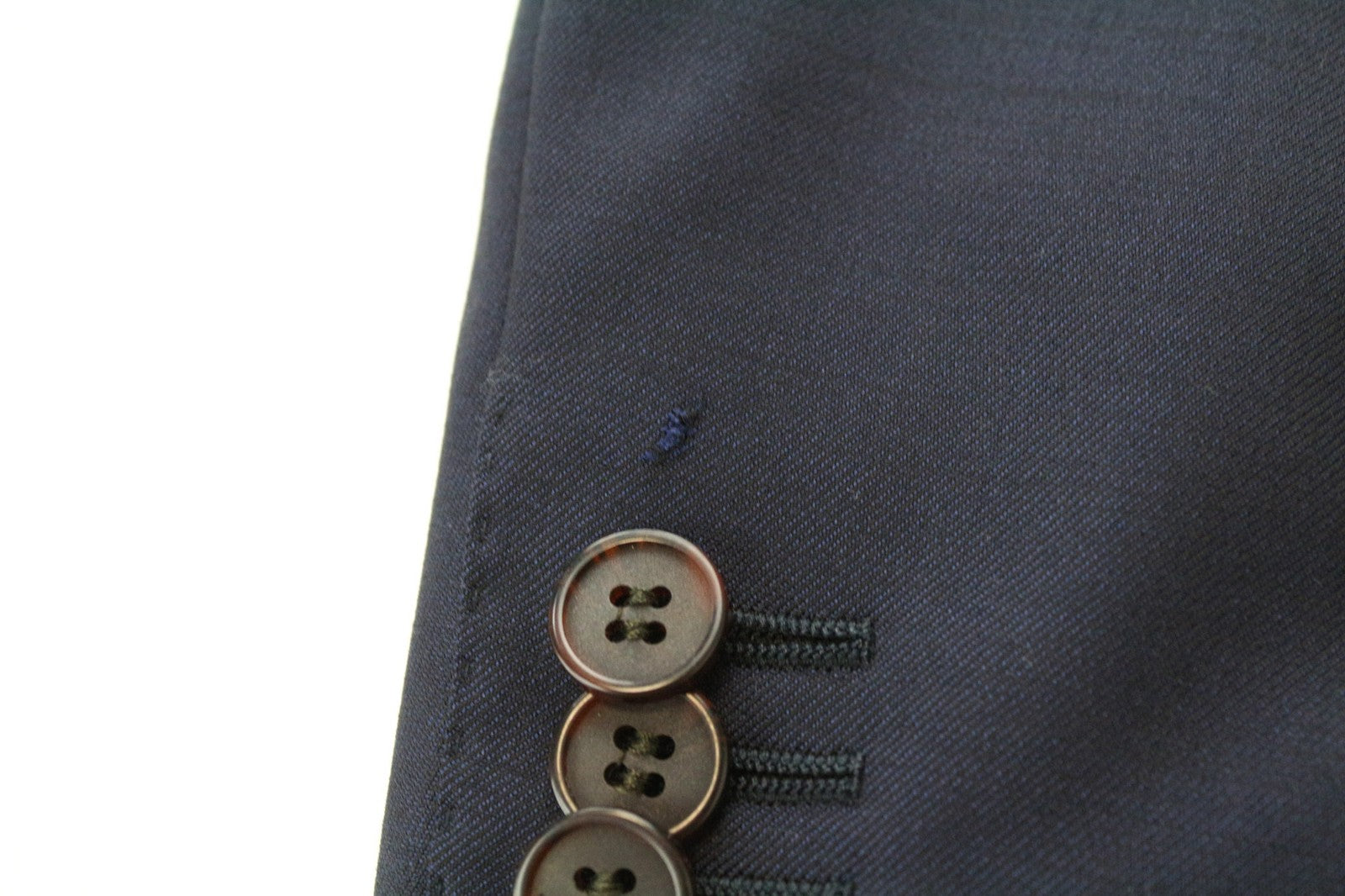 SUITSUPPLY Napoli Men Blazer UK40S Blue Pure Wool Super 110's Single-Breasted