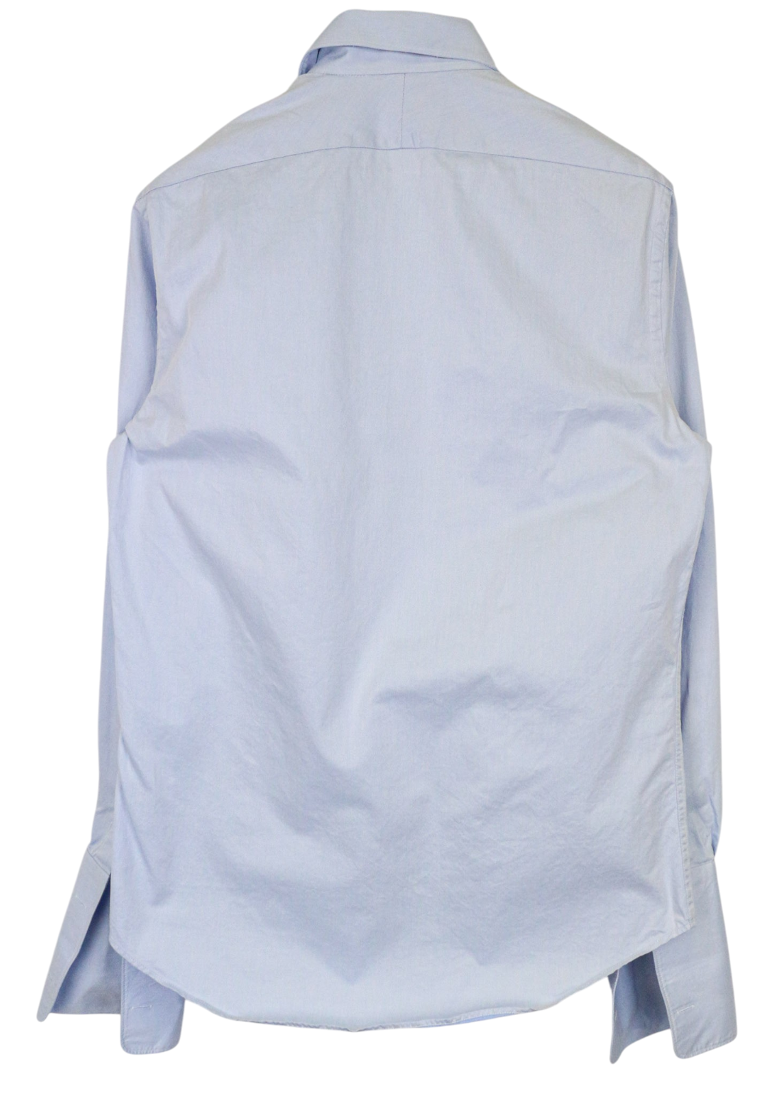 SUITSUPPLY Men Shirt 39/15 1/2 Slim Fit Blue Pure Cotton Long Sleeved Classic