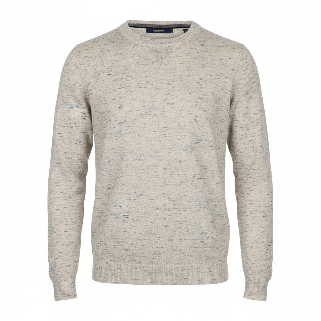 SCOTCH & SODA Ams Couture Men Sweatshirt 2XL Grey Cotton Linen Long Sleeve