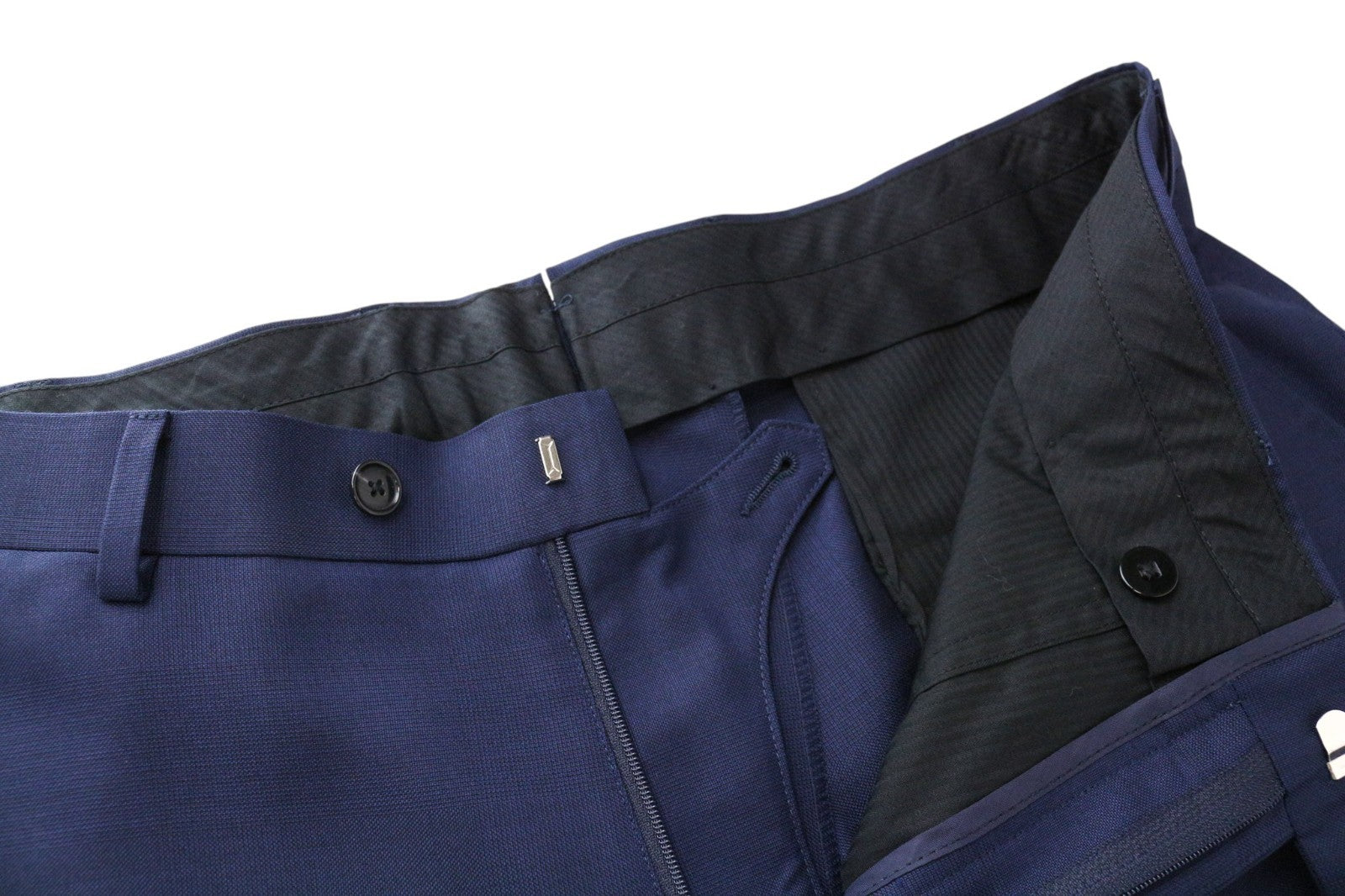 SUITSUPPLY La Spalla Men Suit UK44R Lined Formal Blue Pure Wool 2 Piece