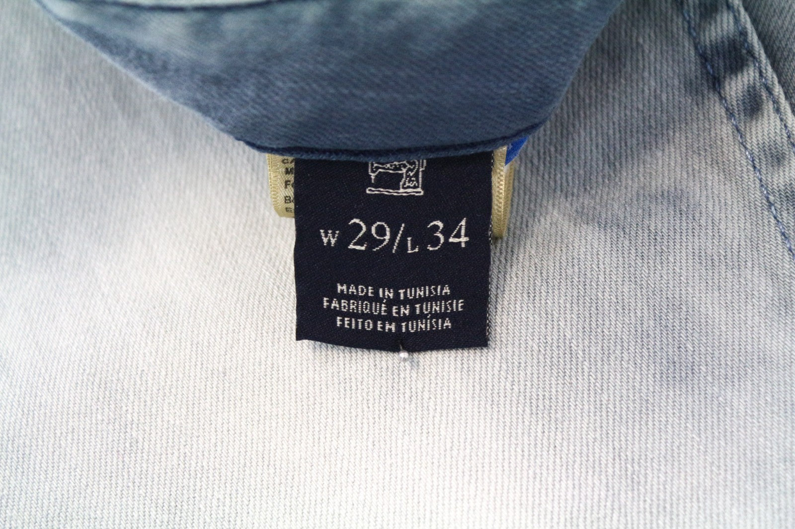SCOTCH & SODA Skim Men Jeans W29/L34 Skinny Fit Cotton Stretch Blue Washed