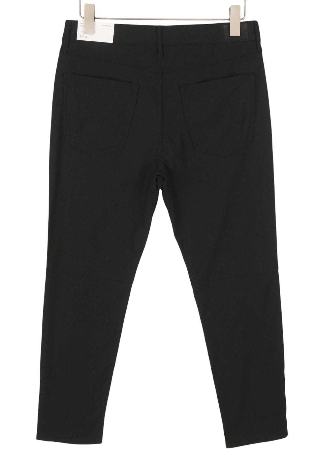 AMERICAN EAGLE OUTFITTERS Move-Free Slim Men Trousers W32/L32 Black Active Flex