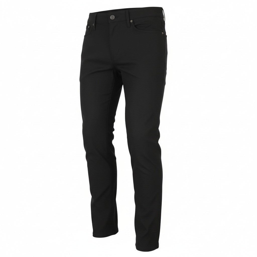 AMERICAN EAGLE OUTFITTERS Active Flex Men Trousers W28/L32 Black Slim Zip Fly