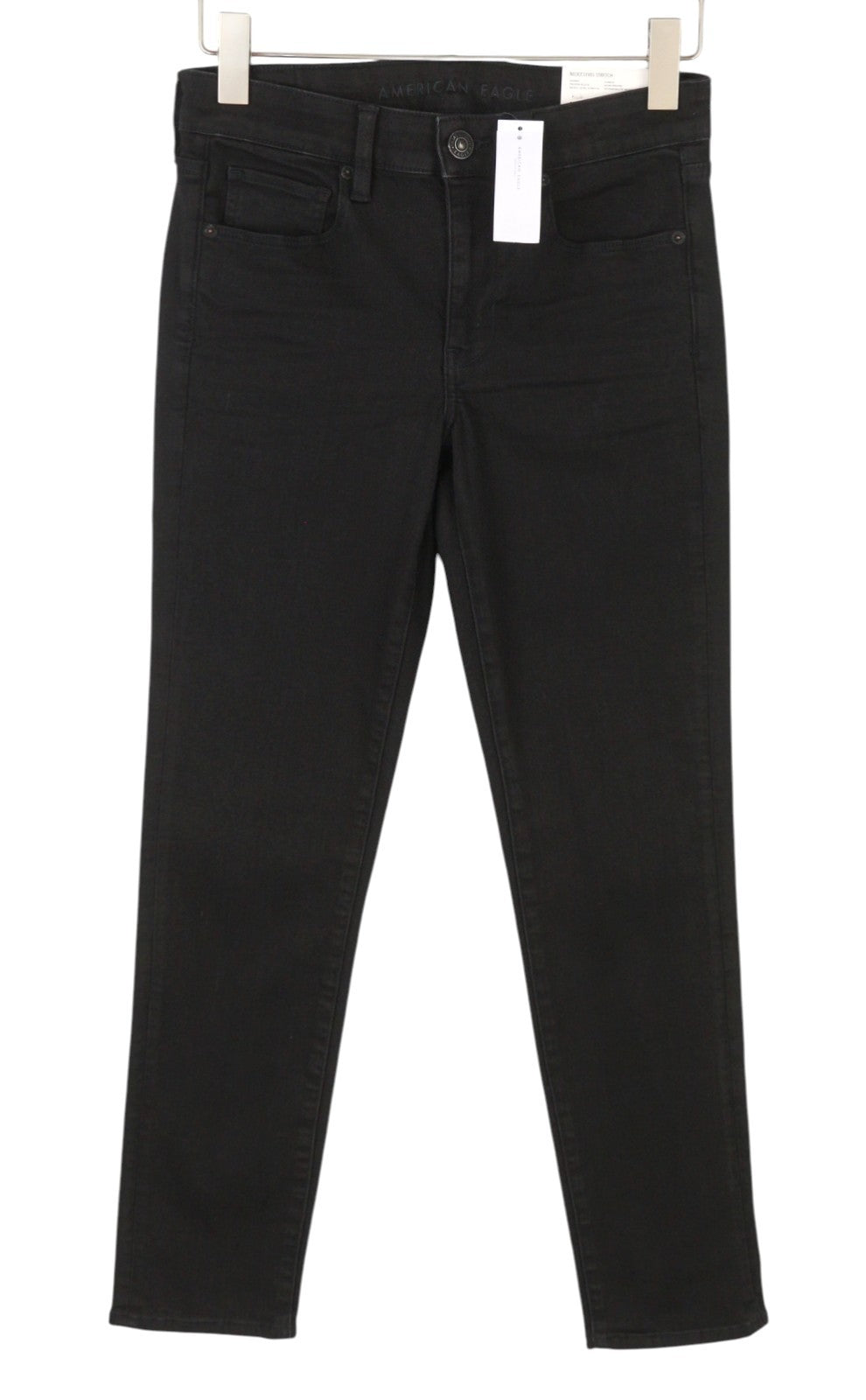 AMERICAN EAGLE OUTFITTERS Skinny Proper Women Jeans W27 Black Stretch Level