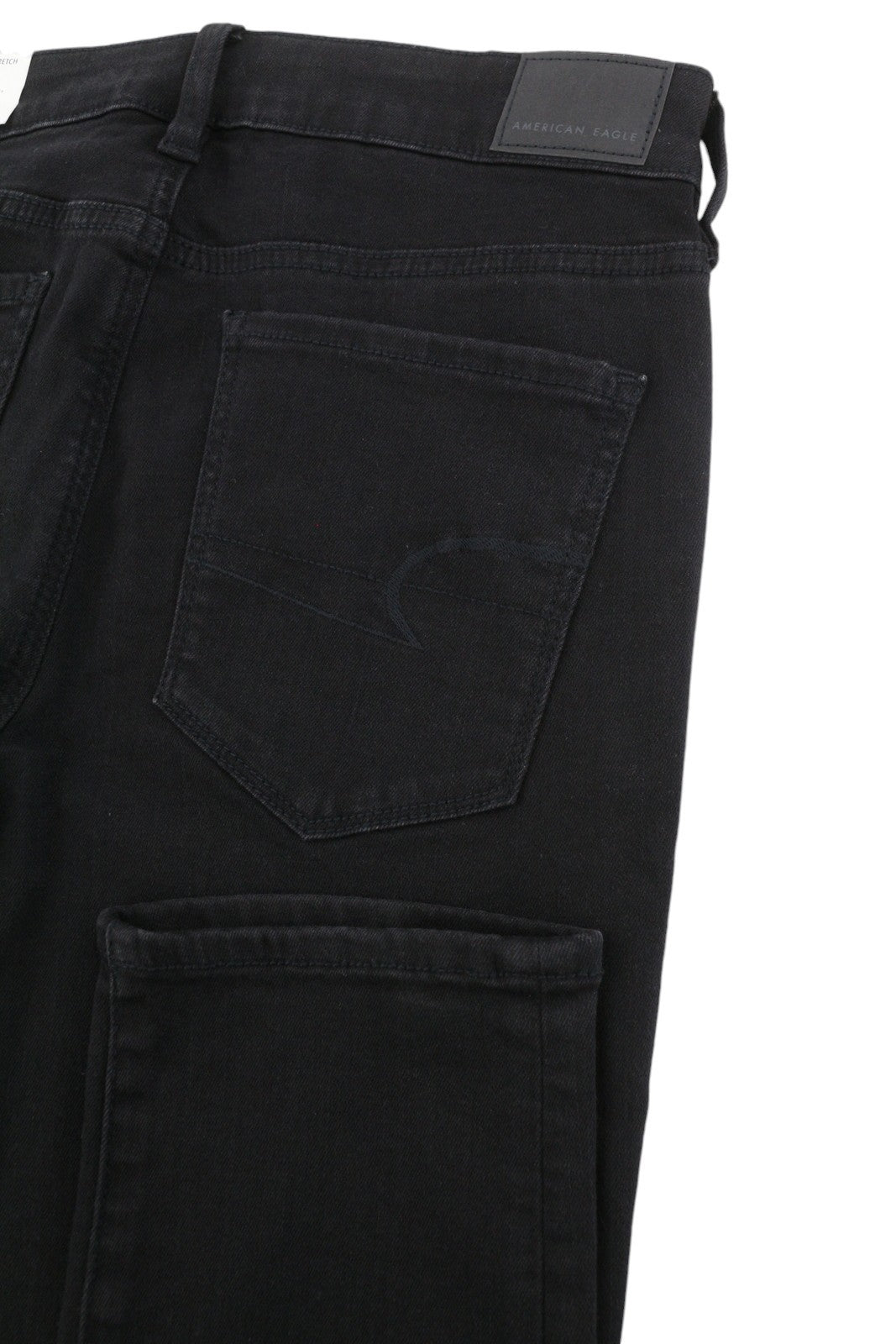 AMERICAN EAGLE OUTFITTERS Skinny Proper Women Jeans W27 Black Stretch Level