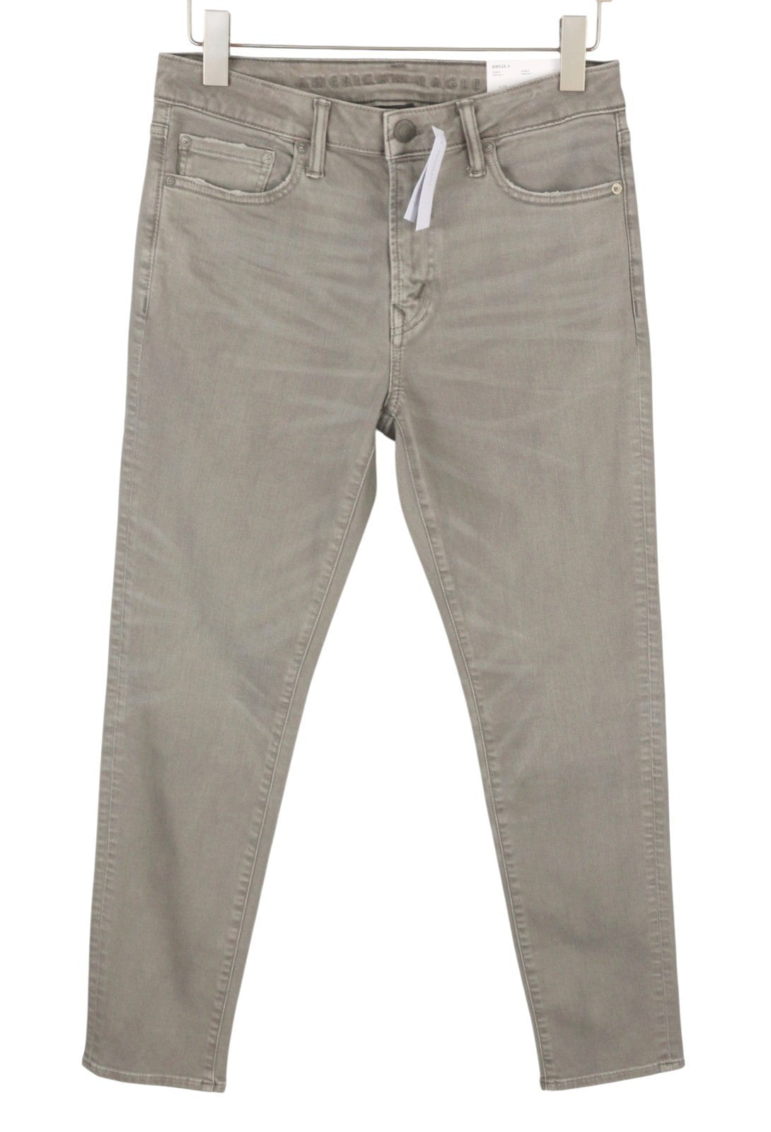 AMERICAN EAGLE OUTFITTERS Skinny Airflex+ Men Jeans W30/L30 Grey Fade Whisker