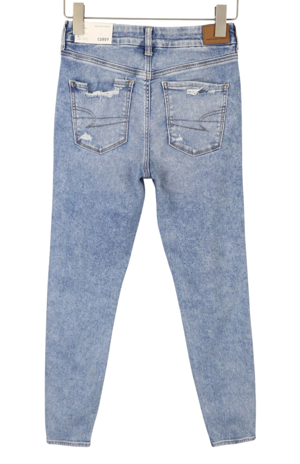 AMERICAN EAGLE OUTFITTERS Curvy Jegging Dream Women Jeans W28 Blue Stretch