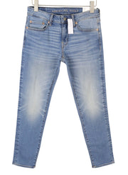 AMERICAN EAGLE OUTFITTERS Airflex+ Skinny Men Jeans W31/L30 Fresh Bright Fade