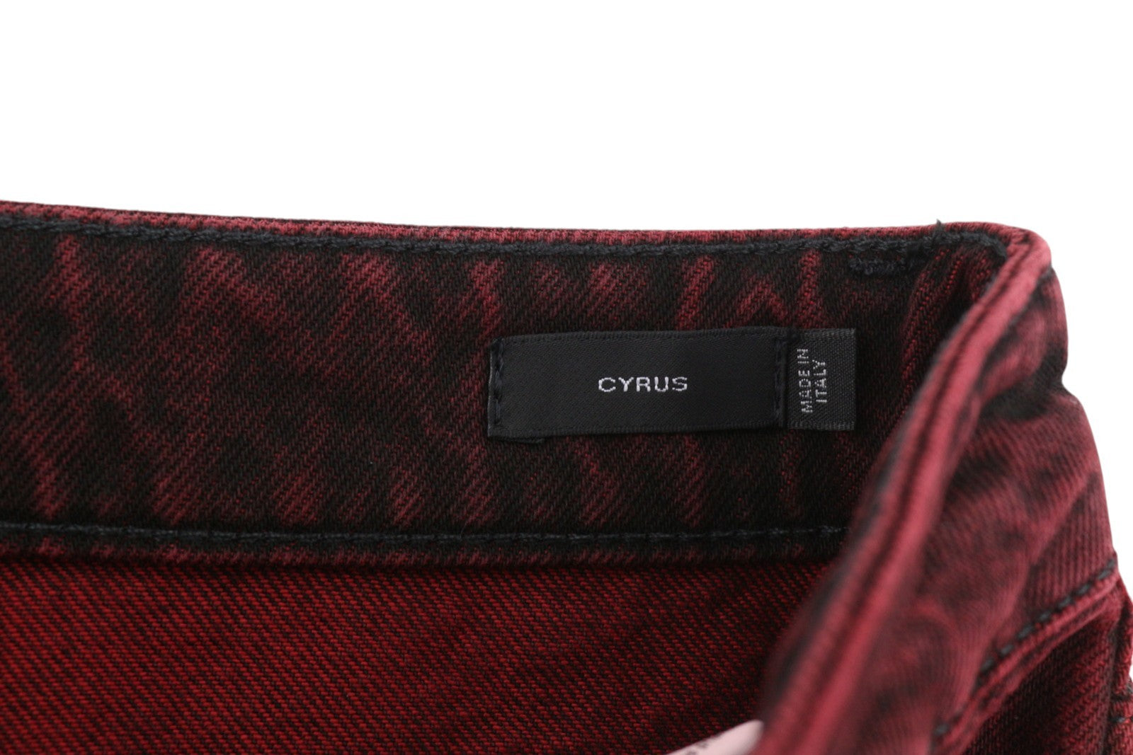 EYTYS Cyrus Sumac Easy Bootcut Men Jeans W31/L32 Burgundy Unisex RRP370